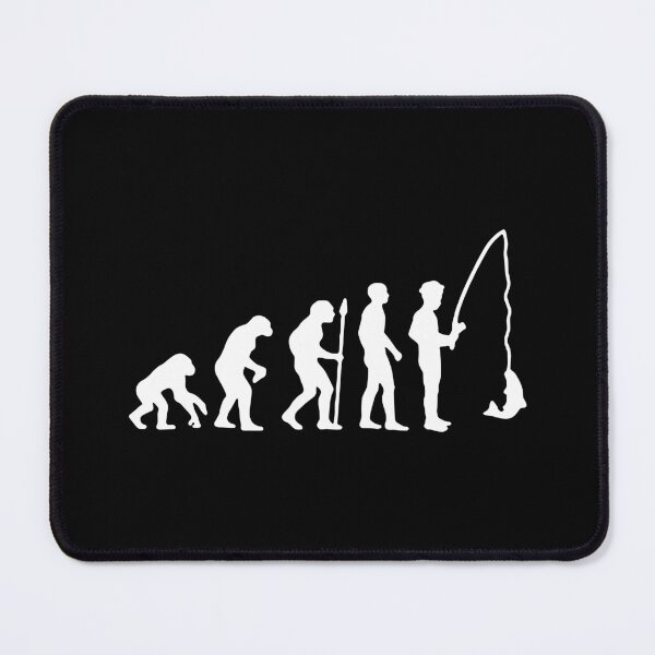 Item preview, Evolution of Fishing Born to go fishing Forced to work Fisherman Stick Figure Bones I love Fishing Art Design Happy Apparel Essential Inspiration Joy Mood Funny designed and sold by DesignByHeartUK.