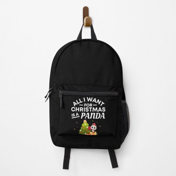 Item preview, All I want for Christmas is a Panda (Panda Pun)- Cute Animal Friendly Panda - Christmas Gift for Panda Lovers designed and sold by CaitU.