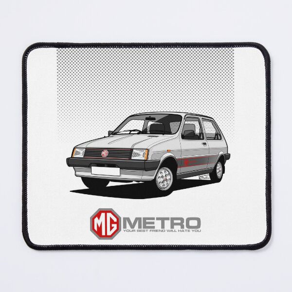Item preview, MG Metro - single Illustration - Silver designed and sold by RJWautographics.
