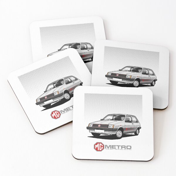 Item preview, MG Metro - single Illustration - Silver designed and sold by RJWautographics.