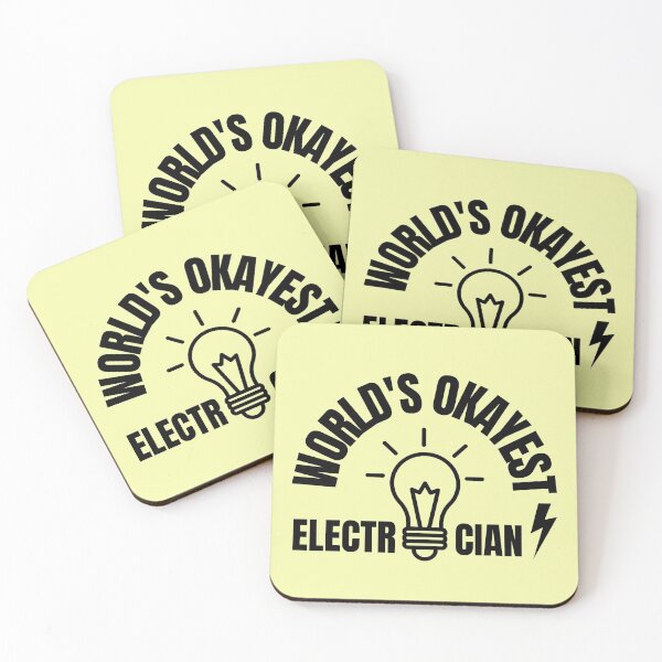 Item preview, World's Okayest Electrician - Funny Electrician Gift designed and sold by mayamay0.