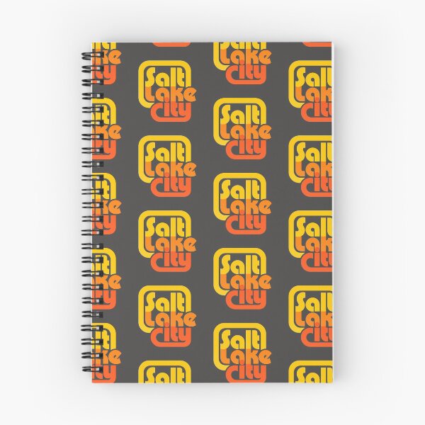 Item preview, Salt Lake City, Utah | Retro Block | Sunset designed and sold by retroready.