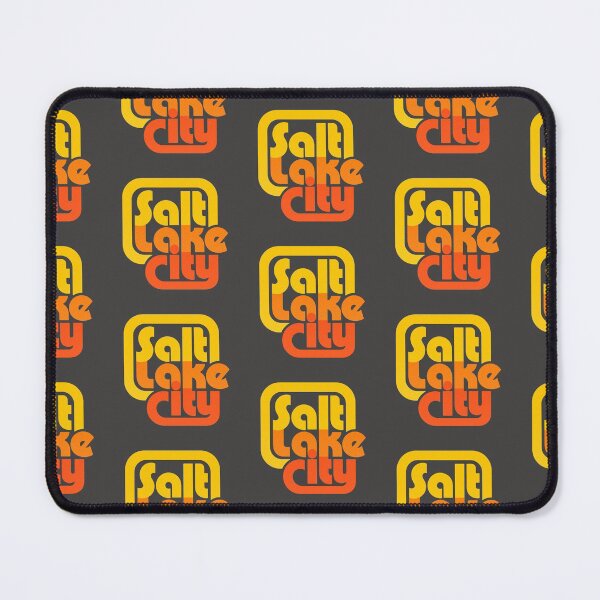 Item preview, Salt Lake City, Utah | Retro Block | Sunset designed and sold by retroready.
