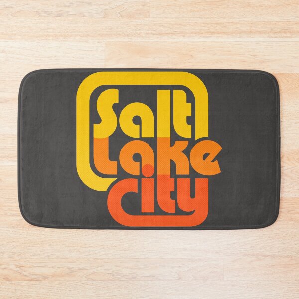 Item preview, Salt Lake City, Utah | Retro Block | Sunset designed and sold by retroready.