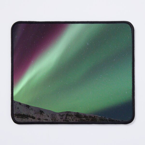 Item preview, Northern Lights over mountains designed and sold by roman-visuals.