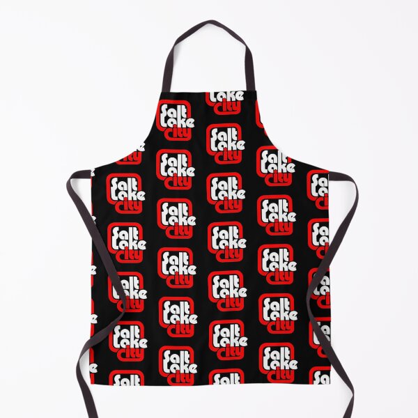 Item preview, Salt Lake City, Utah | Retro Block | Red & White designed and sold by retroready.