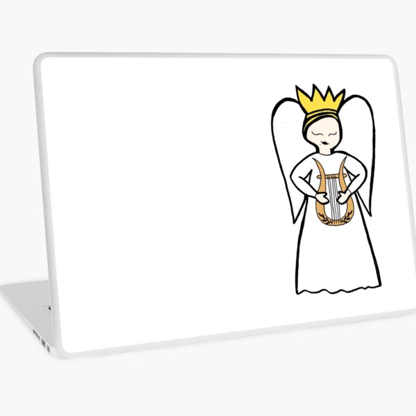 Angel Lyre Laptop Skin