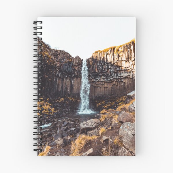 Item preview, Wide angle of Svartifoss Waterfall designed and sold by roman-visuals.