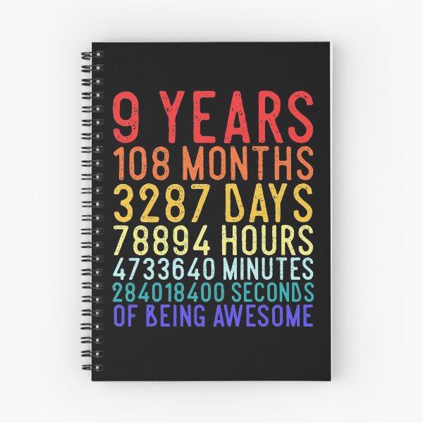 Item preview, 9 años de edad, noveno cumpleaños de ser impresionante designed and sold by TranscendFlow.