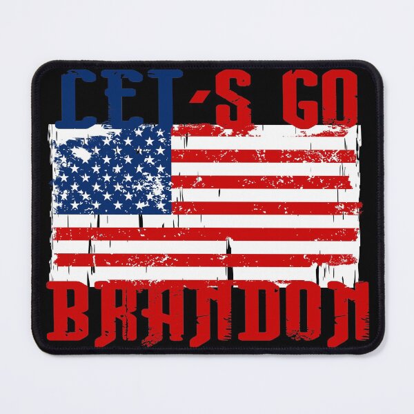 Item preview, Let's Go Brandon Conservative Anti Liberal US Flag T-Shirt designed and sold by SME-Store.