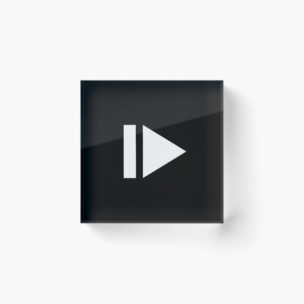 Artikelvorschau, Play-Pause-Taste des Musik-Players für Musikliebhaber-Wohnkultur entworfen und verkauft von Funwithmusic.