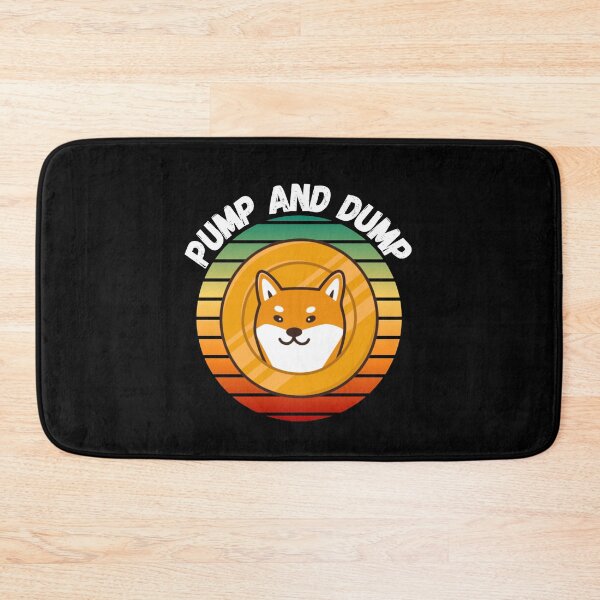 Item preview, Vintage Sunset Pump and Dump Shiba coin- Floki Inu Crypto (Shibatoken) designed and sold by CaitU.