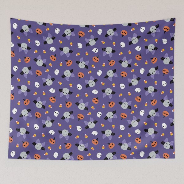 Item preview, Halloween Bat Pattern  designed and sold by Miri-Noristudio.