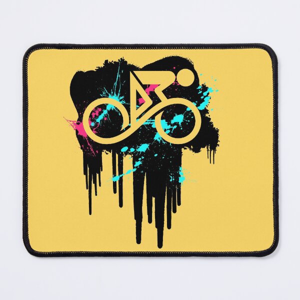 Item preview, Abstract Cyclist Graffiti Black Pink designed and sold by RabeDesigns.