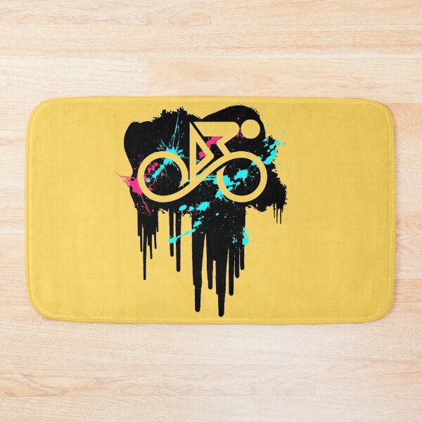 Item preview, Abstract Cyclist Graffiti Black Pink designed and sold by RabeDesigns.