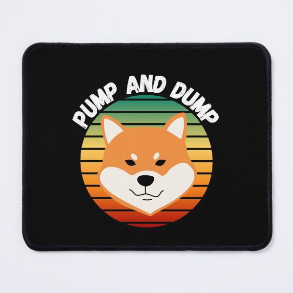 Item preview, Vintage Sunset Pump and Dump Shib coin- Shiba Inu Crypto (Shibatoken) designed and sold by CaitU.