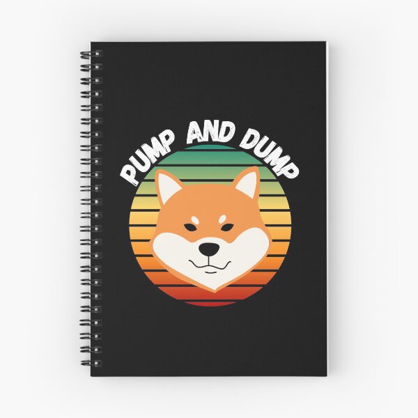 Item preview, Vintage Sunset Pump and Dump Shib coin- Shiba Inu Crypto (Shibatoken) designed and sold by CaitU.