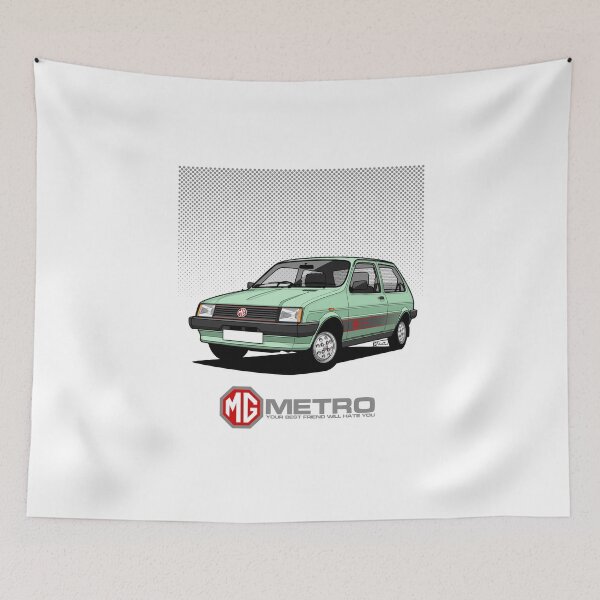 Item preview, MG Metro - single Illustration - Green designed and sold by RJWautographics.