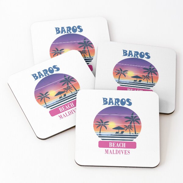Item preview, Retro Baros Beach Maldives Sunset designed and sold by designArt95.