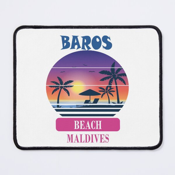 Item preview, Retro Baros Beach Maldives Sunset designed and sold by designArt95.