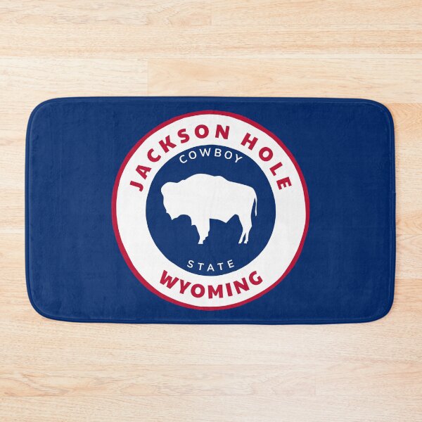 Item preview, Jackson Hole Wyoming State Flag Badge Bison Roundlet WY Pride designed and sold by palmettodigital.