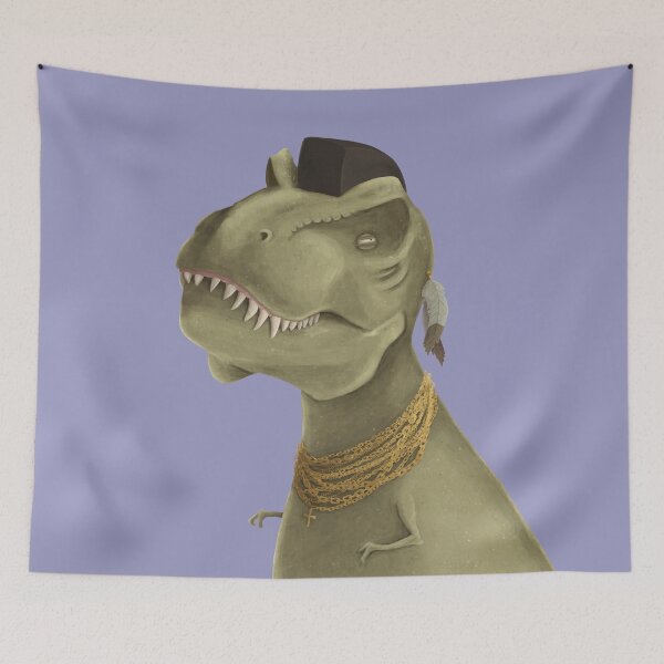 Item preview, Mr. T-rex 80s dinosaur designed and sold by agrapedesign.