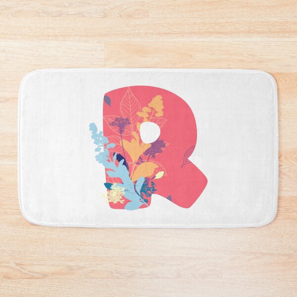 Item preview, Floral Monogram | Pink R designed and sold by MillwoodEngrave.