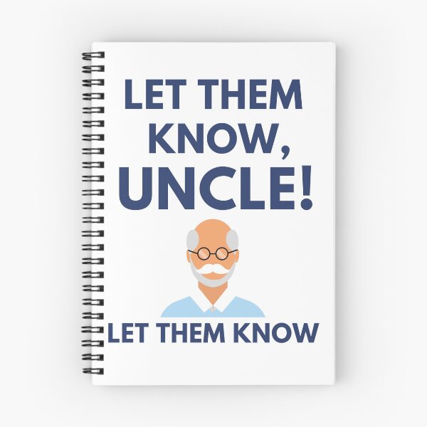 Item preview, Let Them Know, Uncle! - Telugu Design designed and sold by SD Studios.