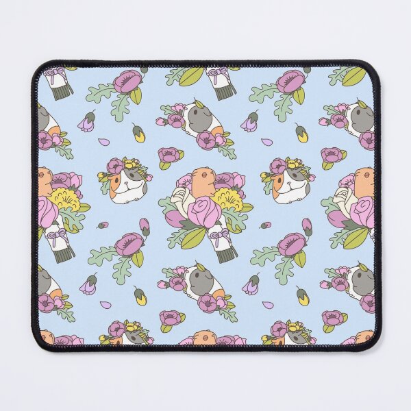 Item preview, Flowers and Guinea pig pattern, spring floral Pattern  designed and sold by Miri-Noristudio.