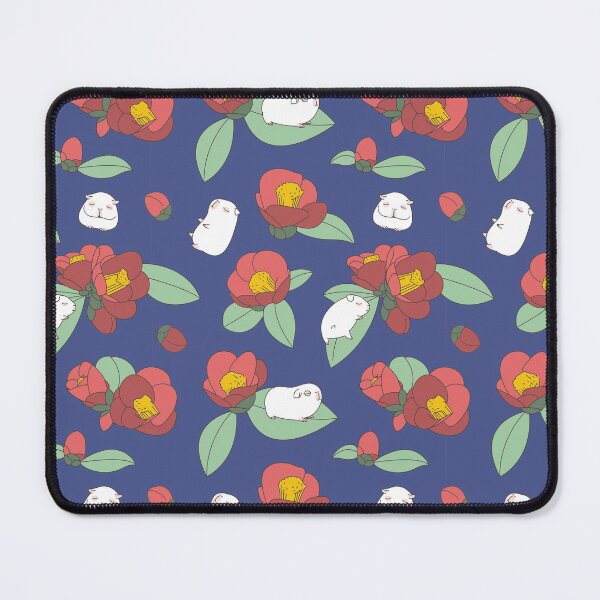 Item preview, Japanese Camellia and Albino Guinea Pig Pattern  designed and sold by Miri-Noristudio.