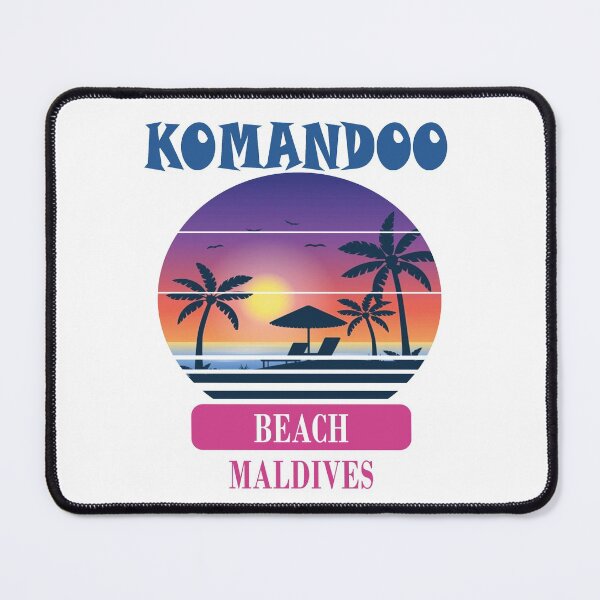 Item preview, Retro Komandoo Beach Maldives Sunset designed and sold by designArt95.