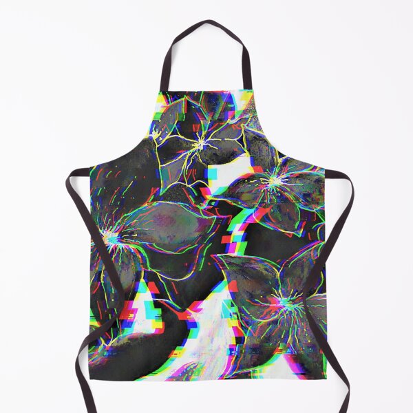 Item preview, Black Glitchy Frangipanis designed and sold by Minxylynx4.