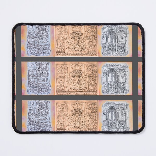Item preview, Tryptic. Templar Architecture. Convento de Cristo, Jerónimos e Torre de Belém. designed and sold by Tereza Pilar  Art.
