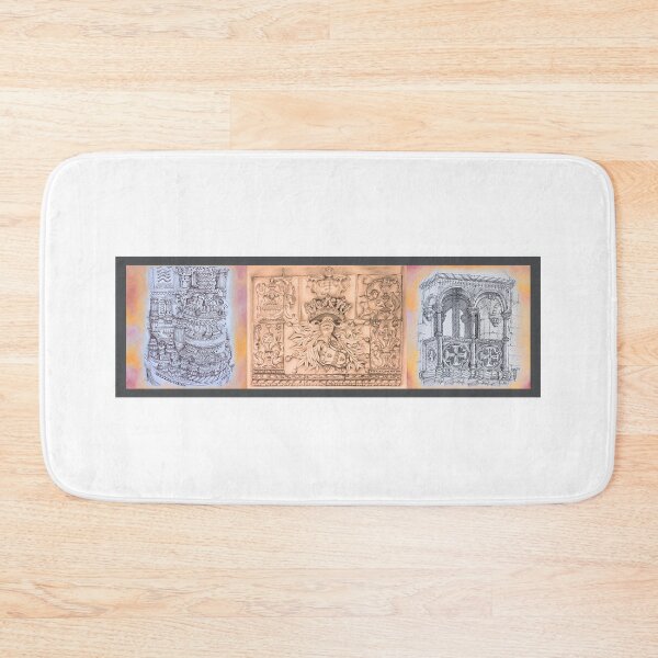Item preview, Tryptic. Templar Architecture. Convento de Cristo, Jerónimos e Torre de Belém. designed and sold by Tereza Pilar  Art.