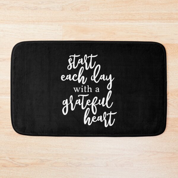 Item preview, Start Each Day With A Grateful Heart White designed and sold by amazingjoy.