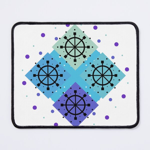 Item preview, Blue purpple geometric pattern designed and sold by COLORS STORE.