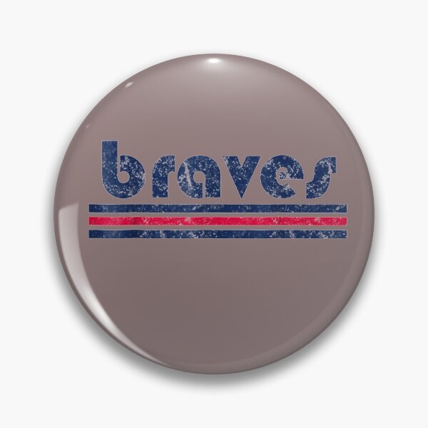 Item preview, Vintage Braves Retro Three Stripe Weathered Mens _ Womens designed and sold by nchofoloss.
