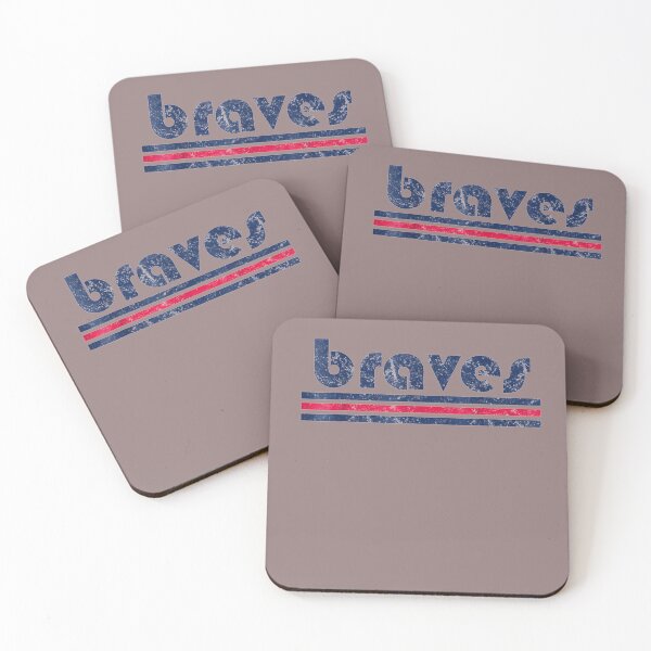 Item preview, Vintage Braves Retro Three Stripe Weathered Mens _ Womens designed and sold by nchofoloss.