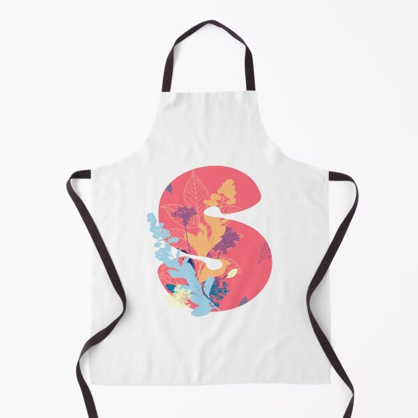 Item preview, Floral Monogram | Pink S designed and sold by MillwoodEngrave.