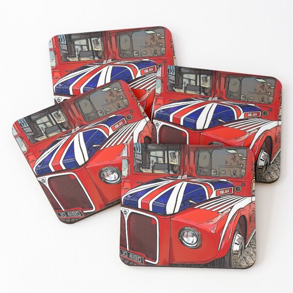 Item preview, Classic British London Bus UK Great Britain Pop Art designed and sold by LordSwanky.