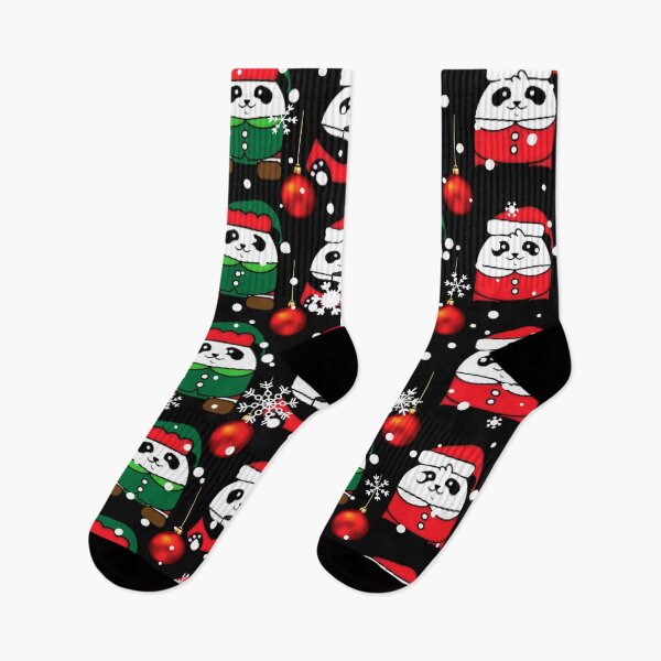 Item preview, Christmas Panda Pattern designed and sold by Wheeler-Styl3.