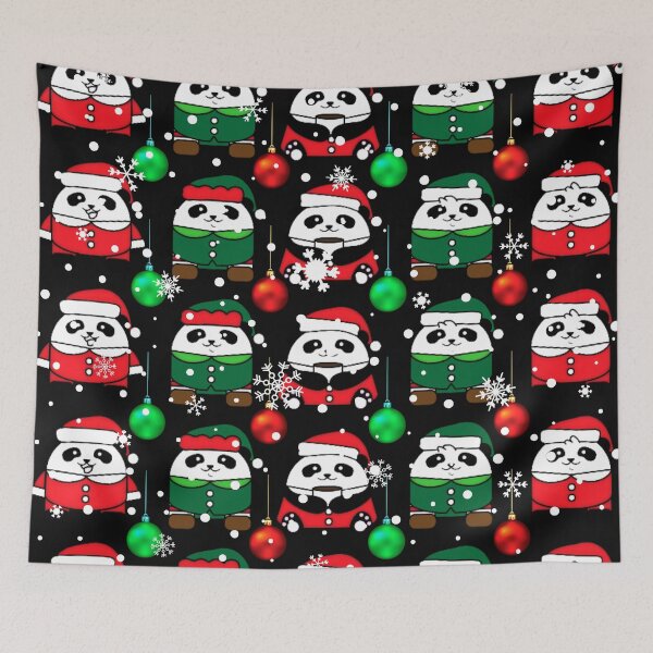 Item preview, Christmas Panda Pattern designed and sold by Wheeler-Styl3.