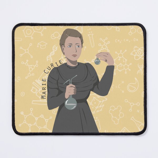 Item preview, Marie Curie quote Physics gift Radioactivity physics art Chemistry pin Marie Curie poster Physics teacher Feminist art designed and sold by GalleryArtField.