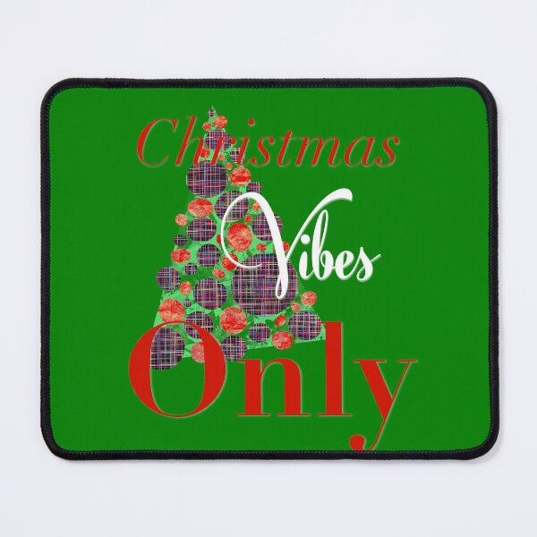 Item preview, Christmas Vibes Only Modern Tree in Red and Green designed and sold by AMSonArt.