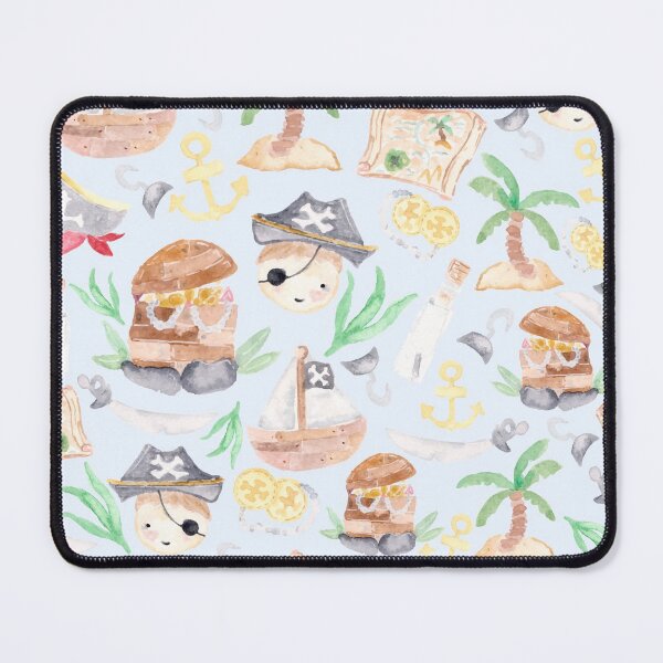 Item preview, Pirates | Watercolor | Pattern  designed and sold by Harpley Design Studio.
