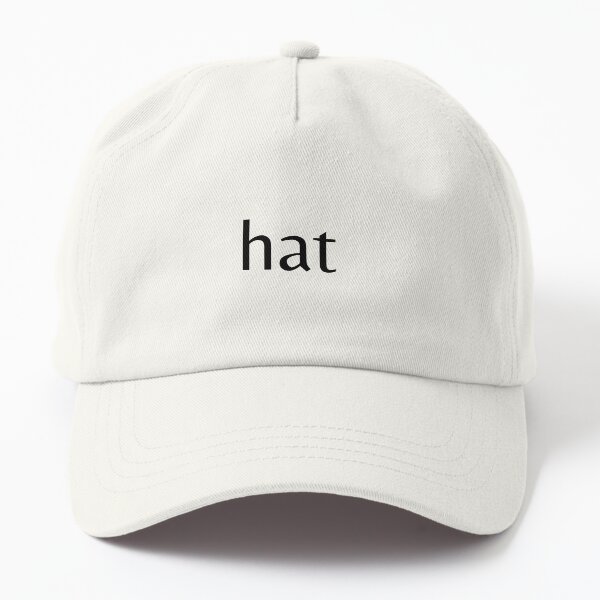 Aperçu de l'œuvre Un chapeau avec l'inscription « Chapeau » dessus créée et vendue par chocccobean. store.