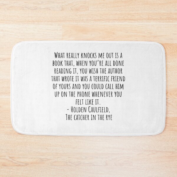Item preview, The Catcher in the Rye Quotes about book authors designed and sold by QuotesBerry.