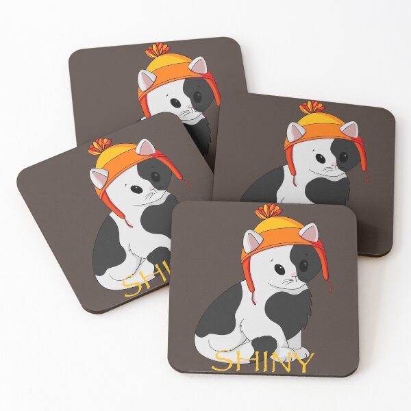 Item preview, Shiny Black and White Cat designed and sold by Alisha Ober Designs.