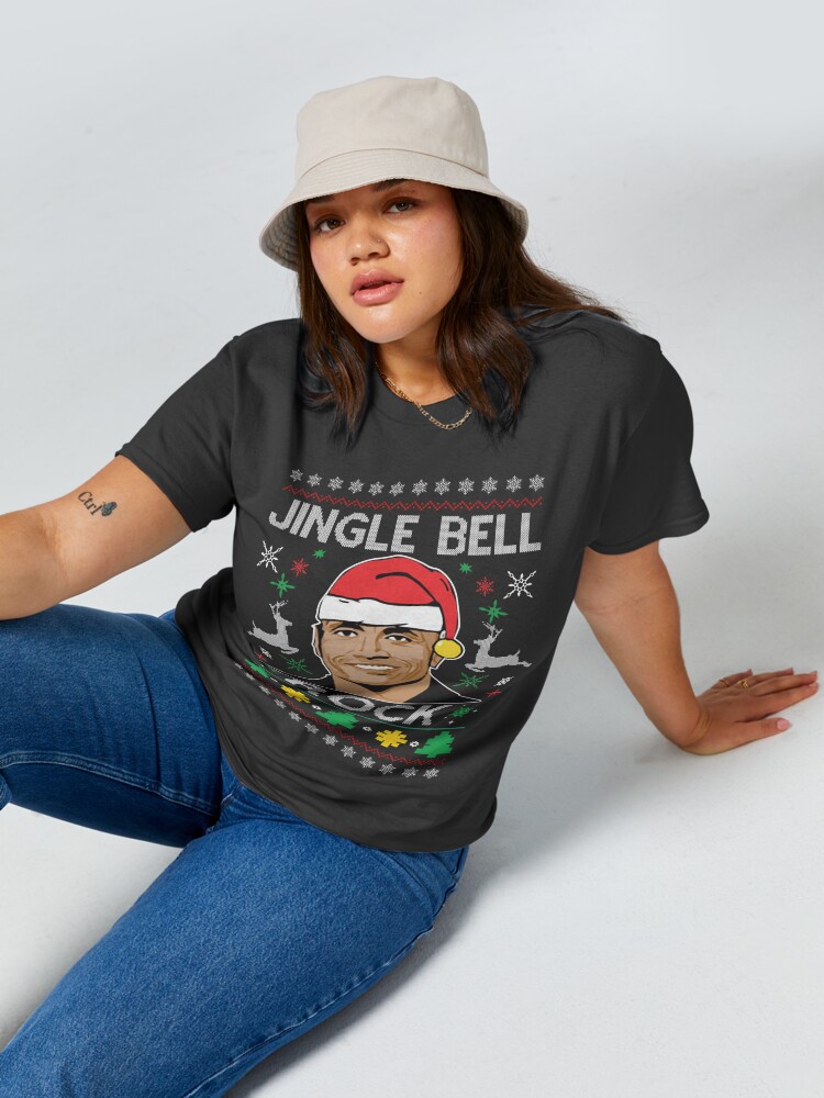 Disover Dwayne Johnson Jingle Bell Rock Christmas Classic T-Shirt