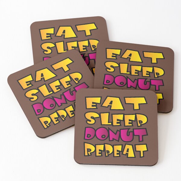 Item preview, Eat sleep donut repeat designed and sold by Donutlovers.